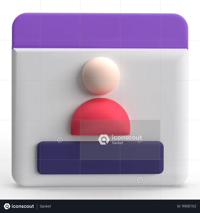 Login  3D Icon