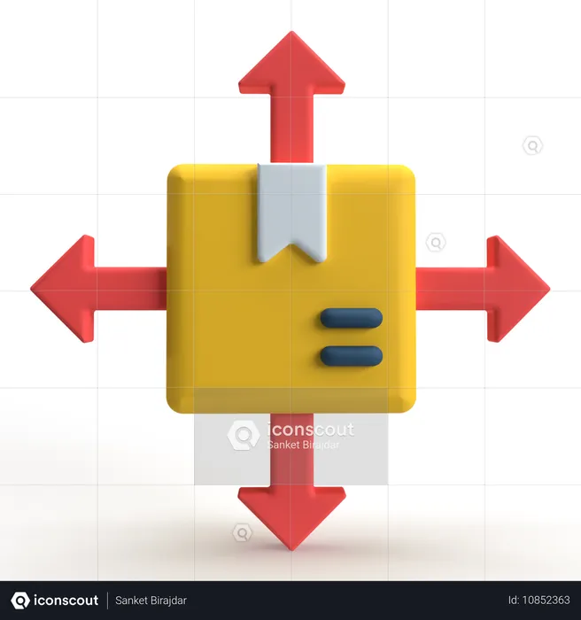 Logistic Distribution  3D Icon