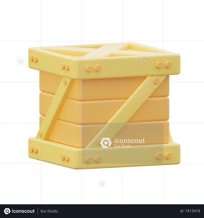 Logistic Package  3D Icon