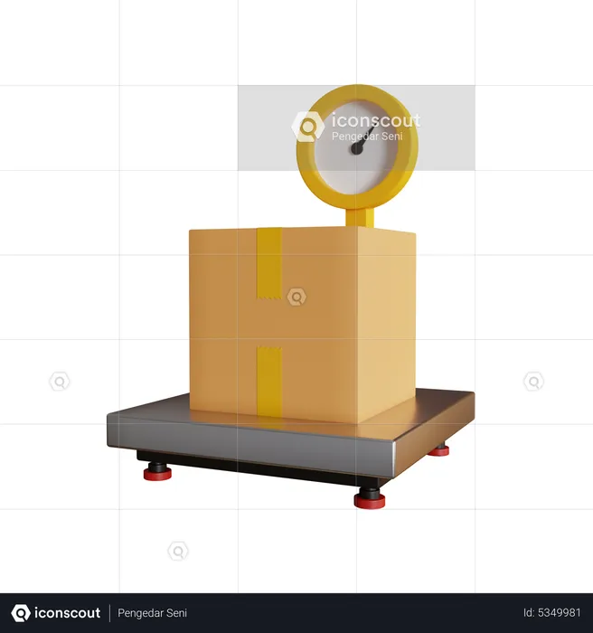 Logistic Scale  3D Icon