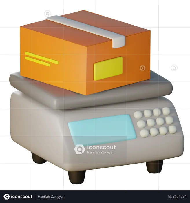 Logistic Scale  3D Icon