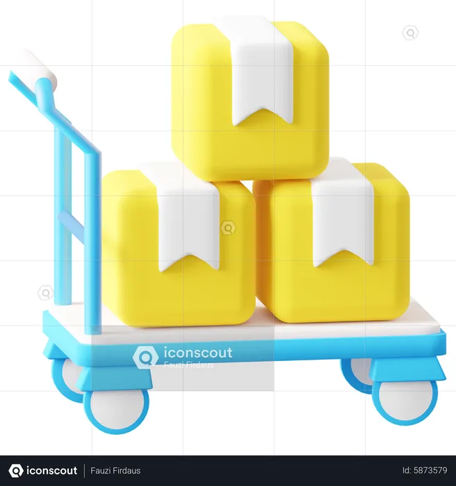 Logistik-LKW  3D Icon