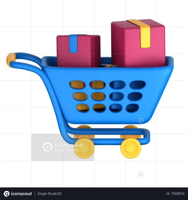 Logistikwagen  3D Icon