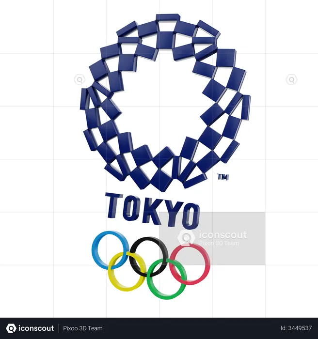 Logotipo olímpico  3D Illustration
