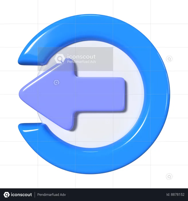 Logout  3D Icon