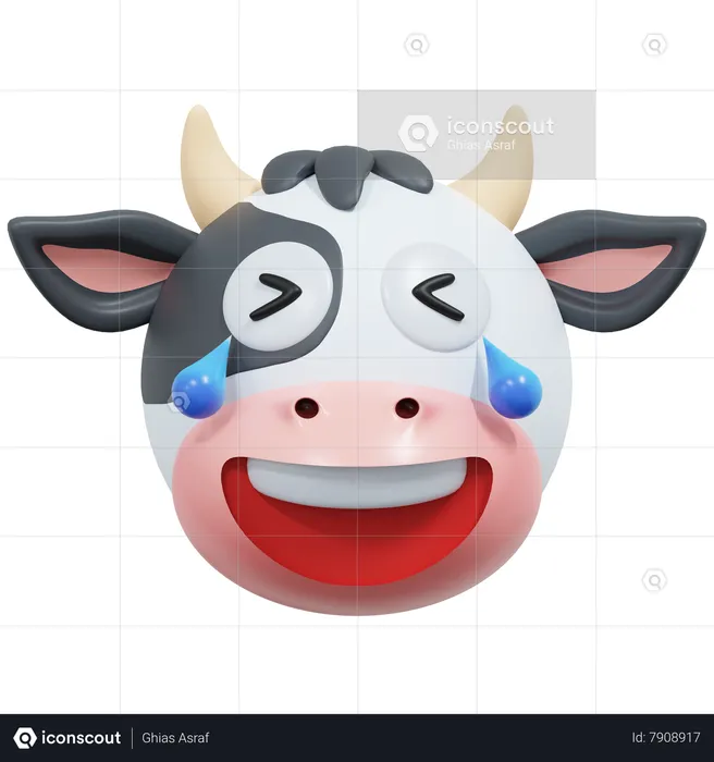 Haha vaca Emoji 3D Icon