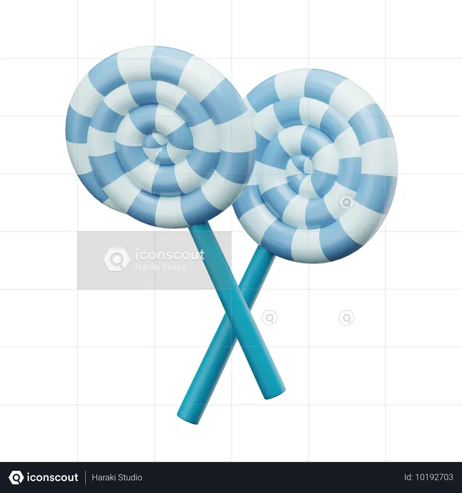 Bonbons lolipop  3D Icon