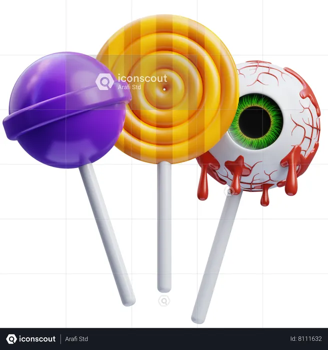 Lollipop  3D Icon