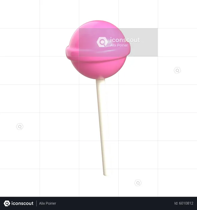 Lollipop  3D Icon