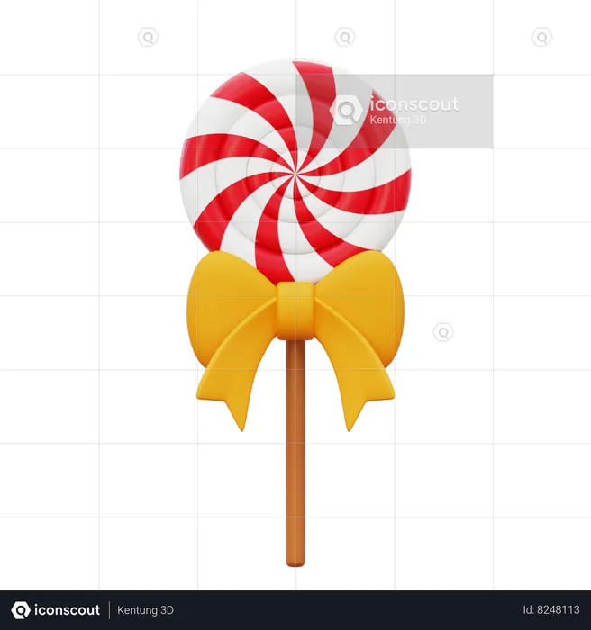 Lollipop  3D Icon