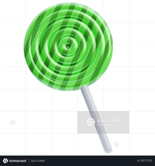 Lollipop  3D Icon