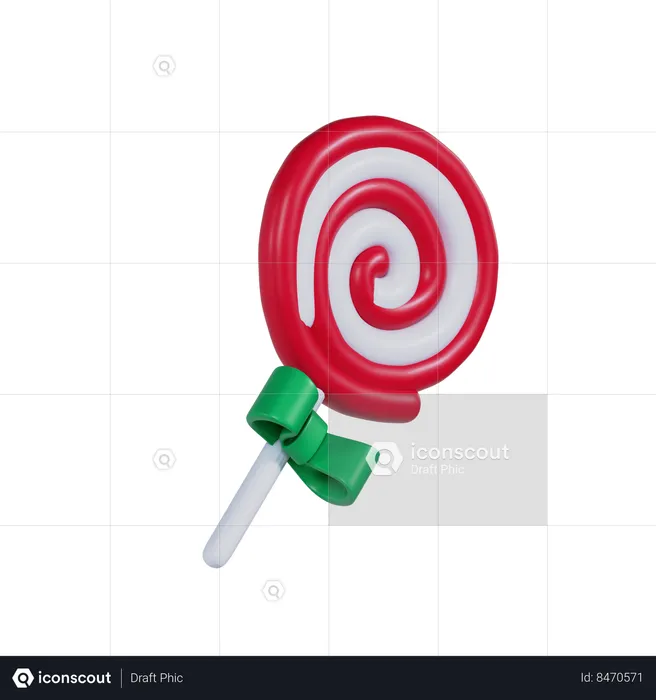 Lollipop  3D Icon