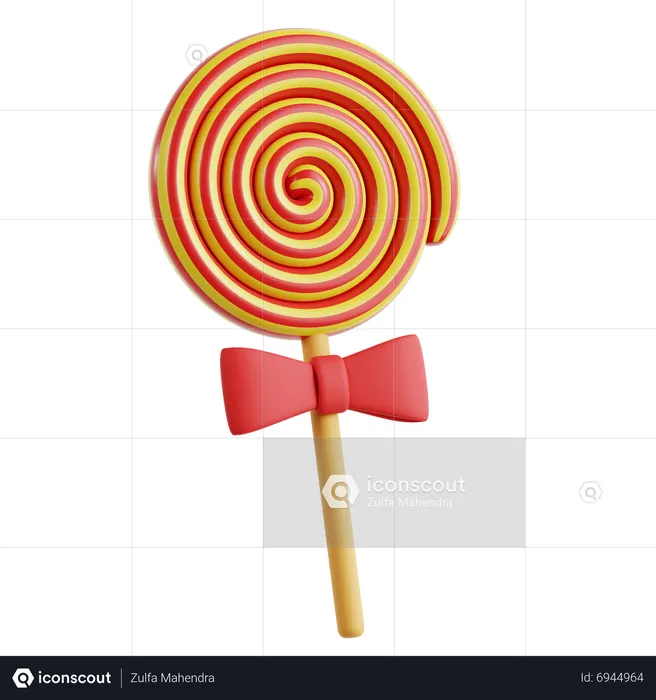 Lollipop  3D Icon