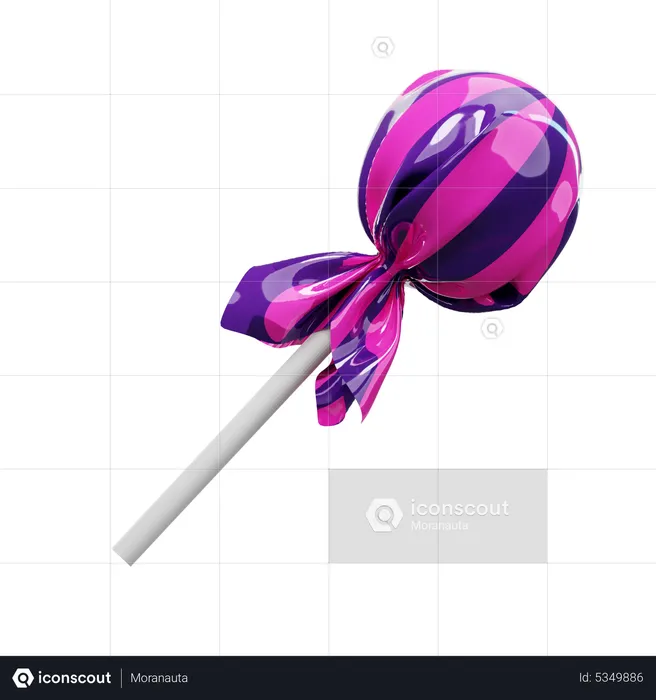 Lollipop  3D Icon