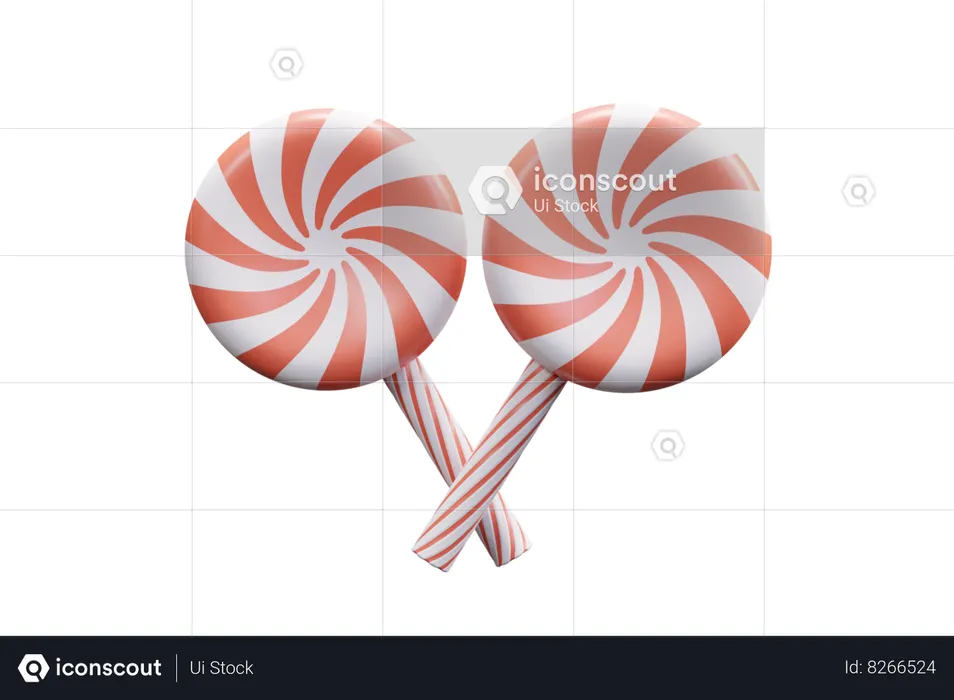 Lollipop  3D Icon