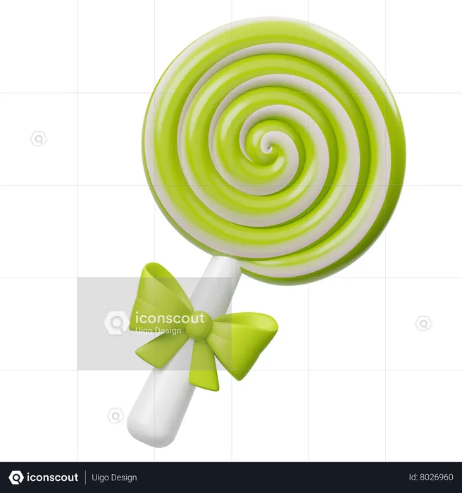 Lollipop  3D Icon