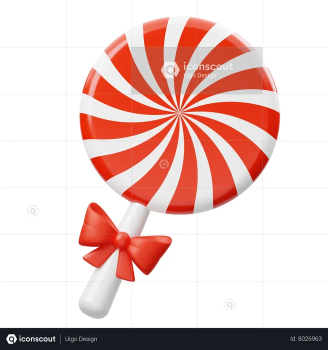 Lollipop  3D Icon