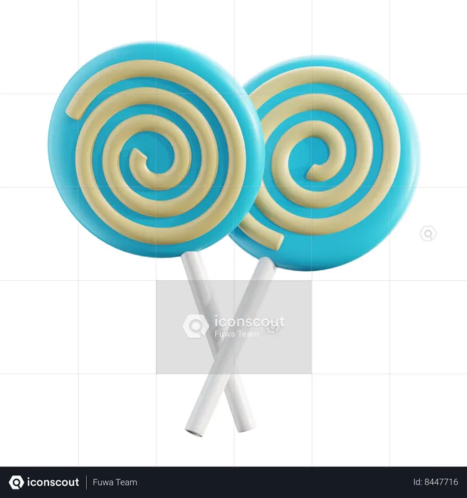 Lollipop  3D Icon