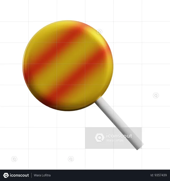 Lollipop  3D Icon