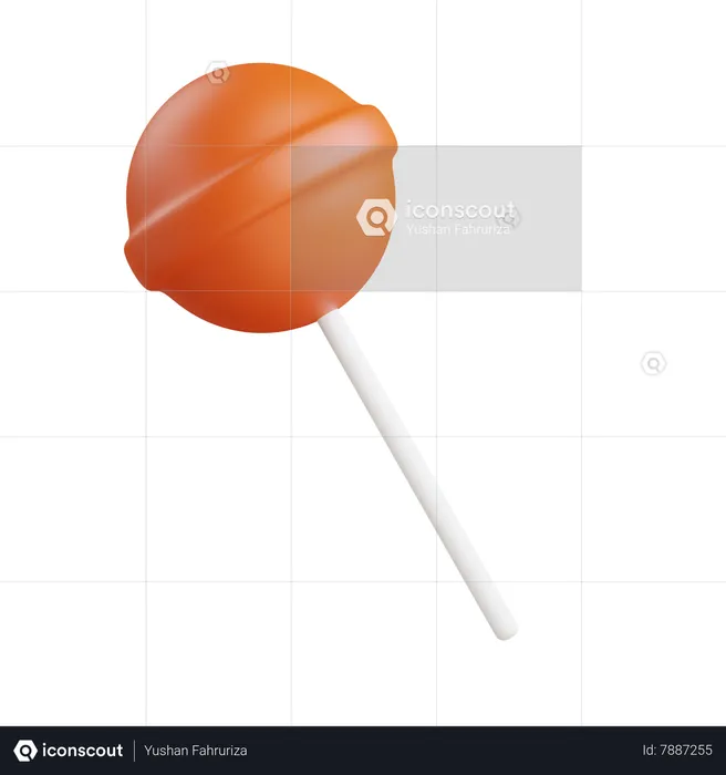 Lollipop  3D Icon