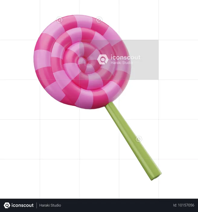 Lollipop Candy  3D Icon