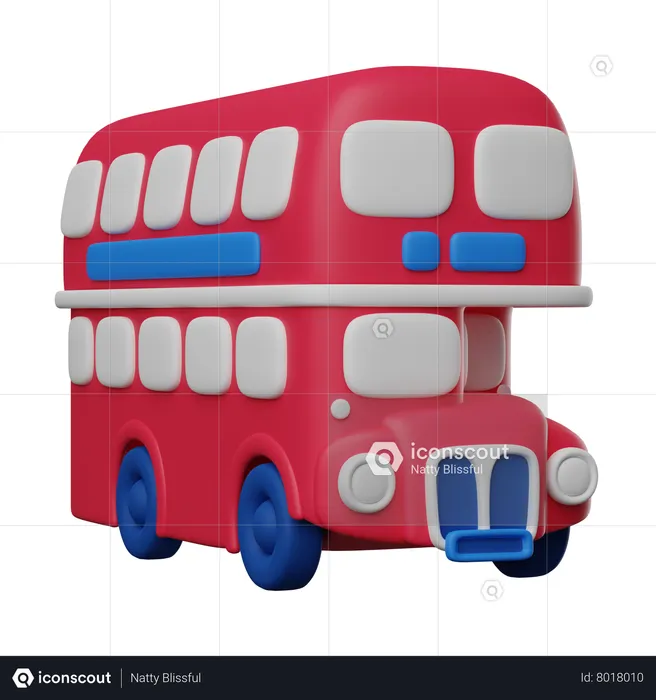 London Bus  3D Icon