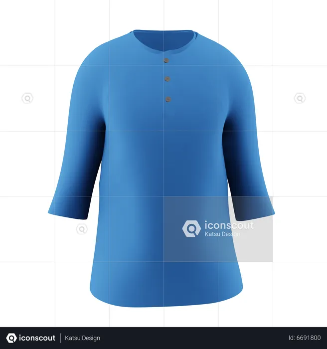 Long Sleeve T Shirt  3D Icon