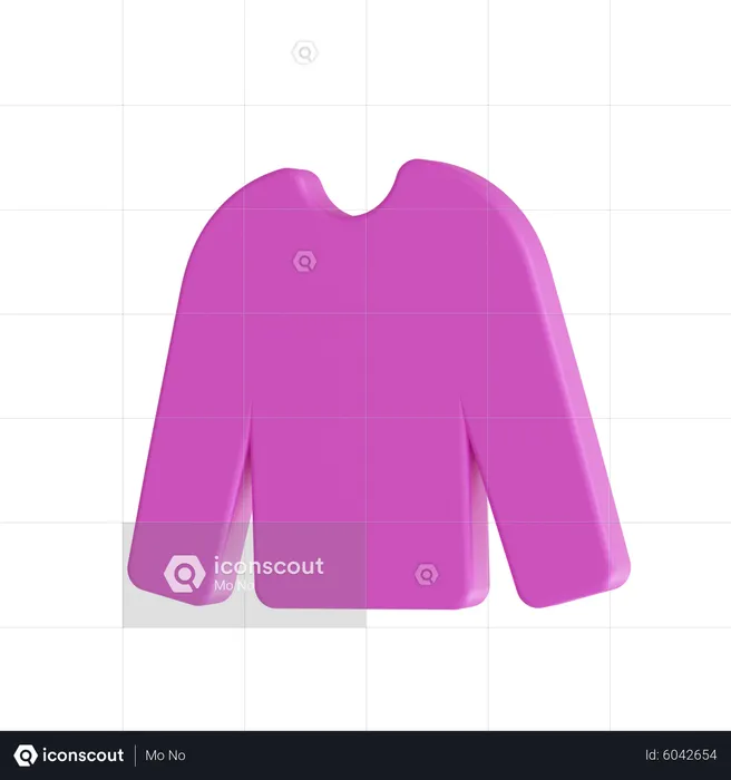 Long Sleeve T Shirt  3D Icon