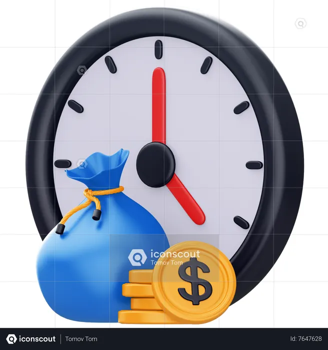 Long-term Investing  3D Icon