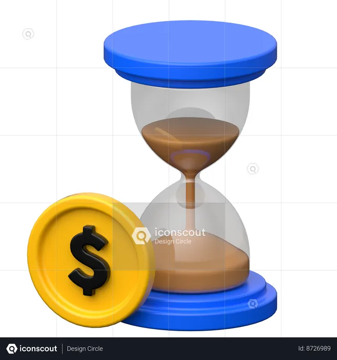 Long Term Investment  3D Icon