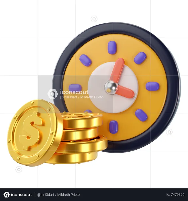 Long Term Investment  3D Icon