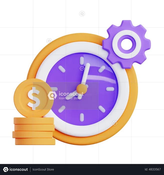 Long Term Investment  3D Icon