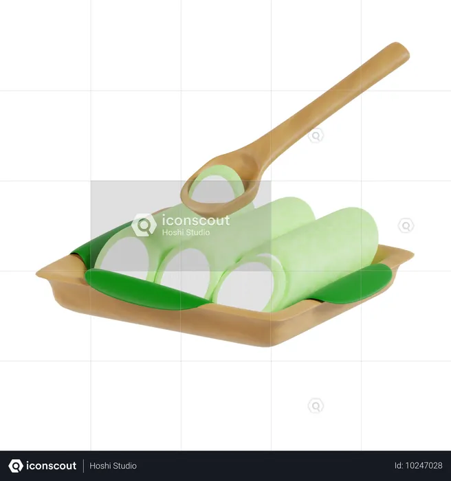 Gâteau de riz  3D Icon