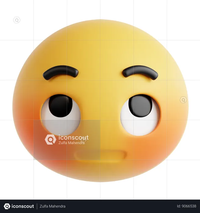 Looking Emoji Emoji 3D Icon