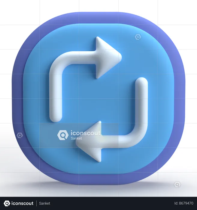 Loop  3D Icon