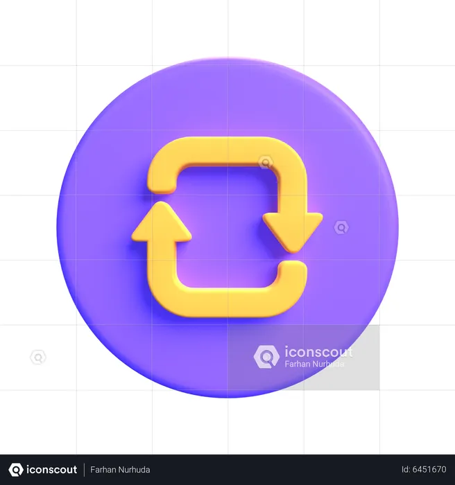 Loop  3D Icon