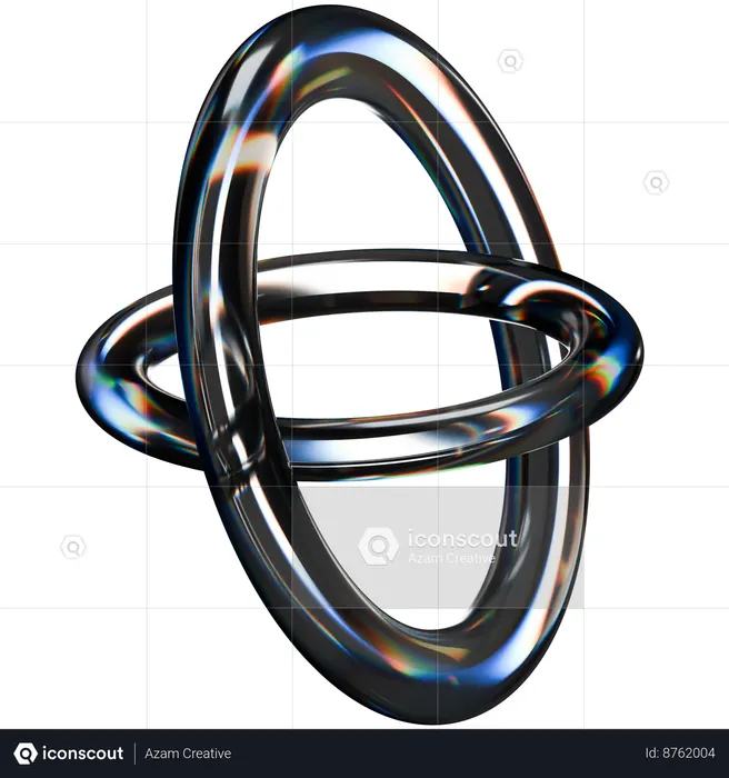 Loop Abstract Shape  3D Icon