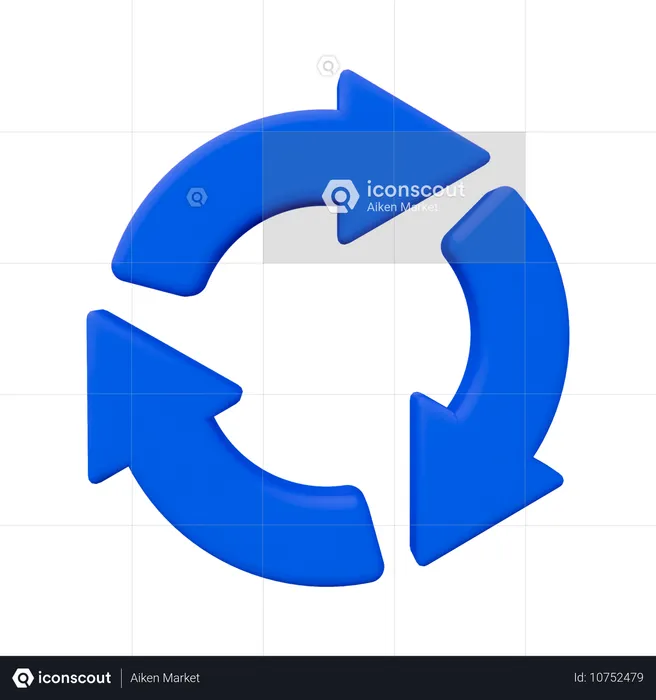 Loop Arrow  3D Icon