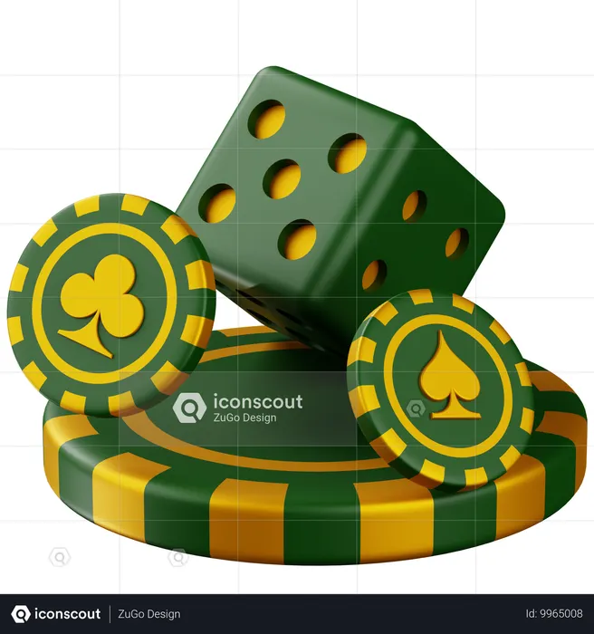 Lote de juegos de casino 3  3D Icon