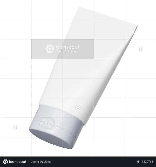 Lotion Container With Closed Lid  3D Icon