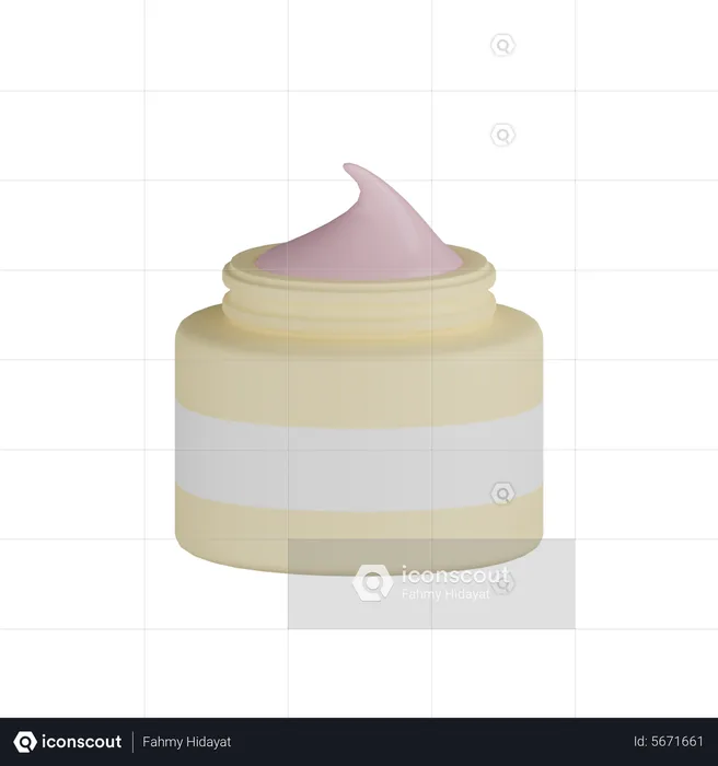 Lotion Creme  3D Icon