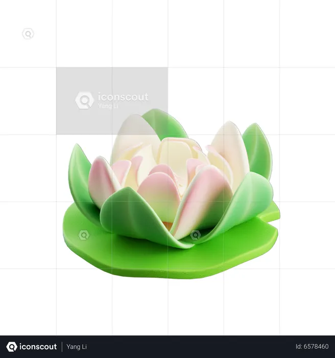 Lotus  3D Icon