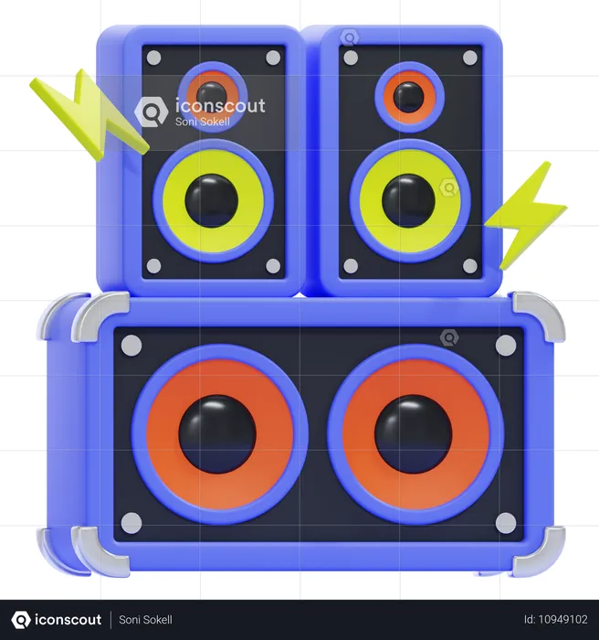 Loud Speaker  3D Icon