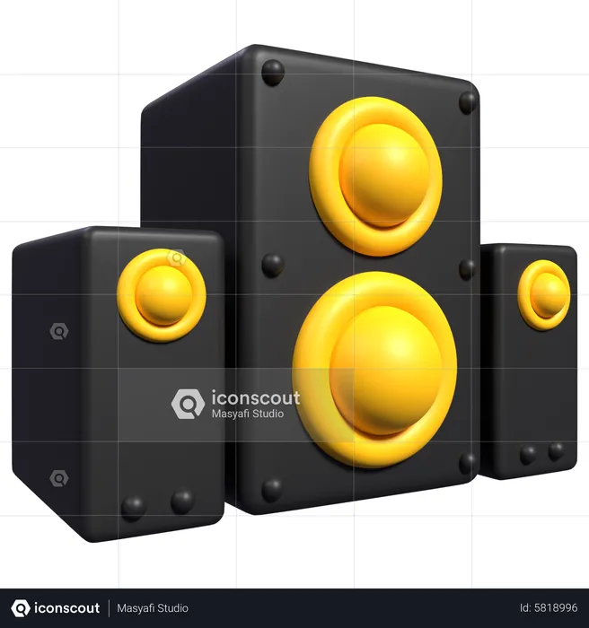 Loud Speaker  3D Icon