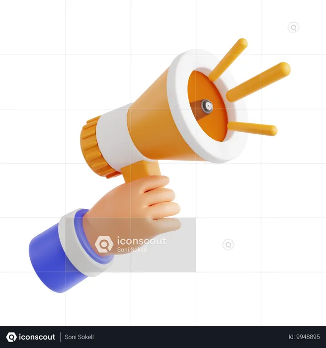 Loudspeaker  3D Icon