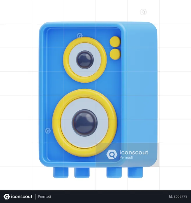 Loudspeaker  3D Icon