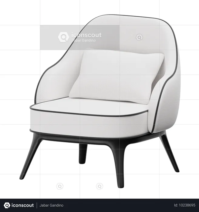 Lounge-Sessel  3D Icon