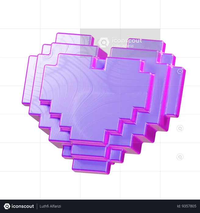 Love  3D Icon
