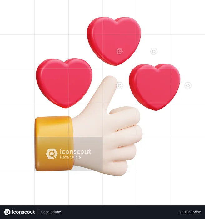 사랑 Emoji 3D Icon