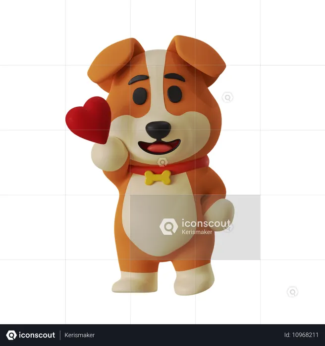 Love  3D Icon